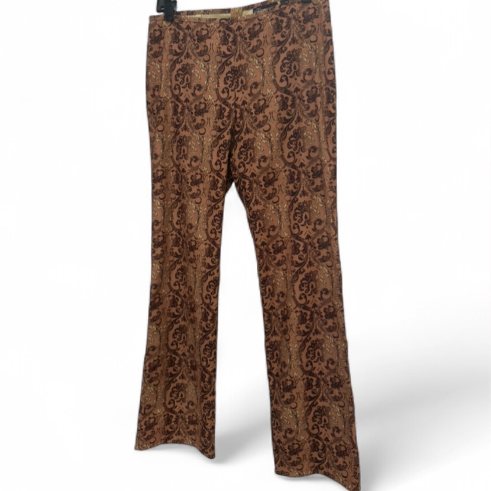 Y2K No Boundaries Low Rise Straight Leg Printed Filagree Pants